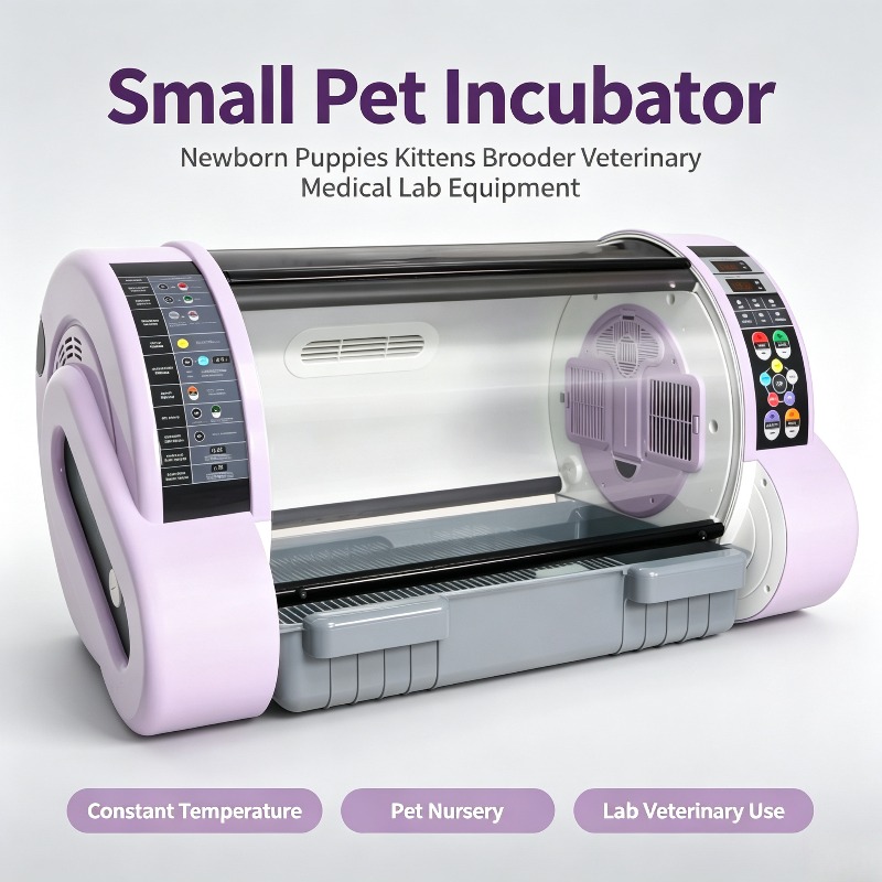 Lab Incubator - 新生子の子犬や子猫用の小型ペットインキュベーター、動物育成器、獣医用医療機器、ラボ用