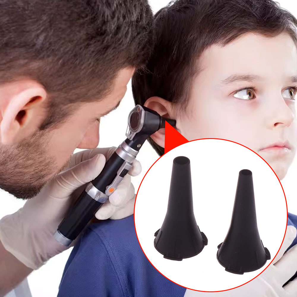 Stethoscope - 10 個再利用可能な人間用非使い捨て耳鏡耳鏡アクセサリーノズル耳鏡交換用コーン漏斗アクセサリー