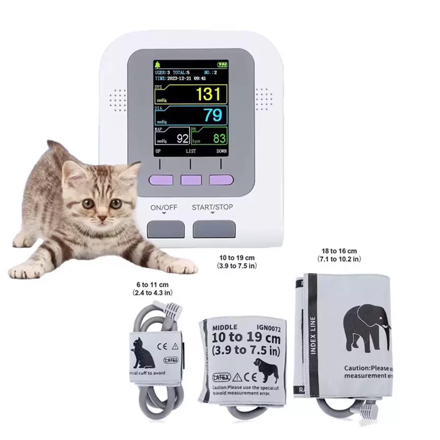 Blood Pressure Monitor - CONTEC08A-VET 獣医用機器 血圧計 獣医用モニター 獣医用血圧計