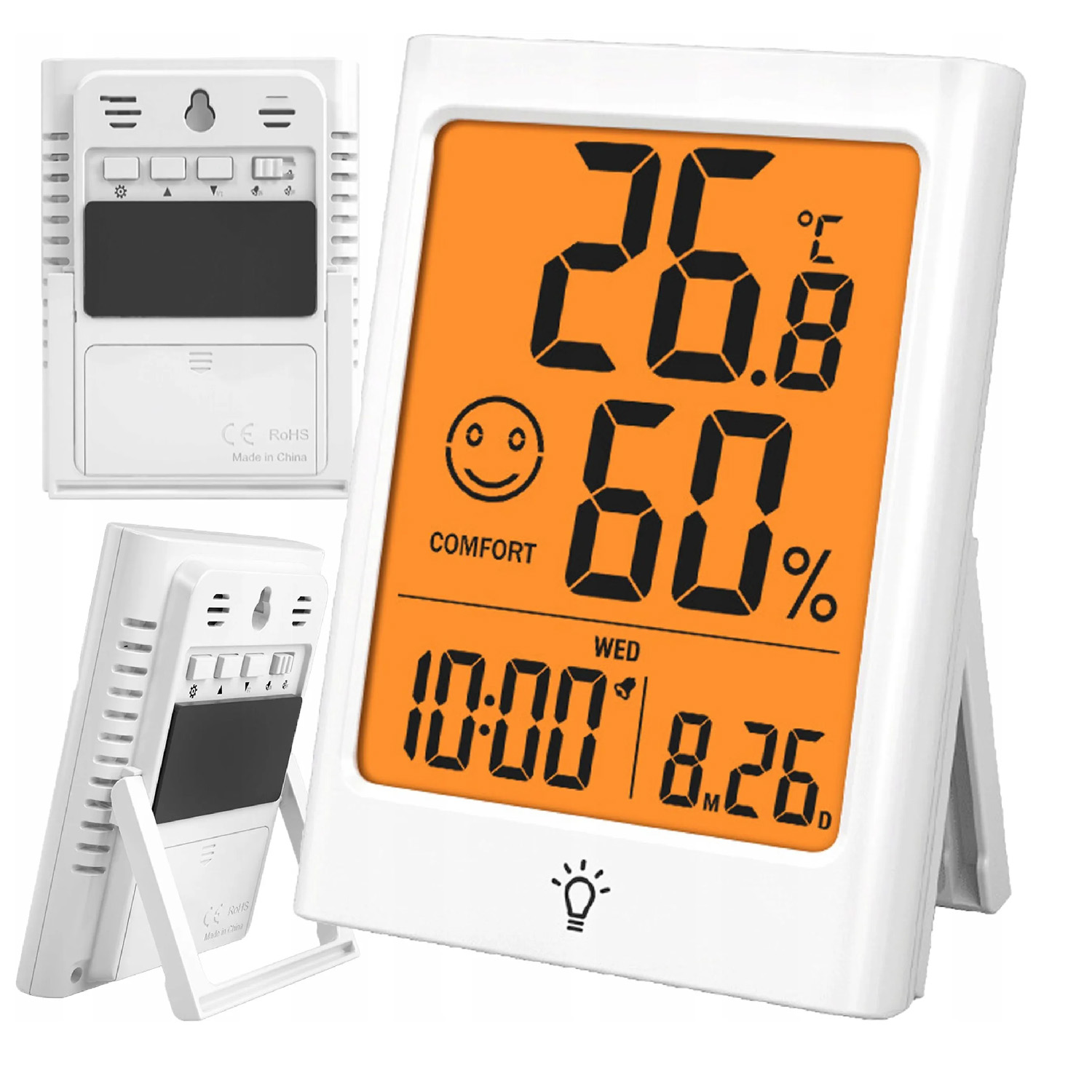 Thermometer Digital - Timloon デジタル温湿度計。室内の温度と湿度をスマートにモニタリングできます。 ° c/ ° 家庭用スイッチとアラーム