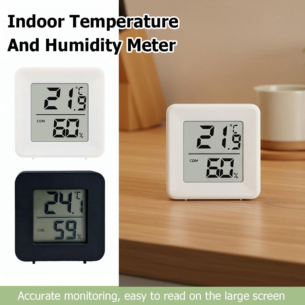 新しい温度計ゲージ、室内用ミニデジタル温度計湿度計、壁掛けセ - Thermometer Digital のレビューと価格