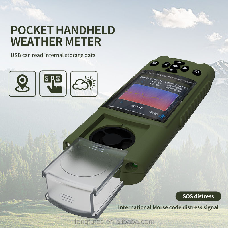ポケットハンドヘルドポータブルデジタル気象観測ステーションワ - Thermometer Digital のレビューと価格