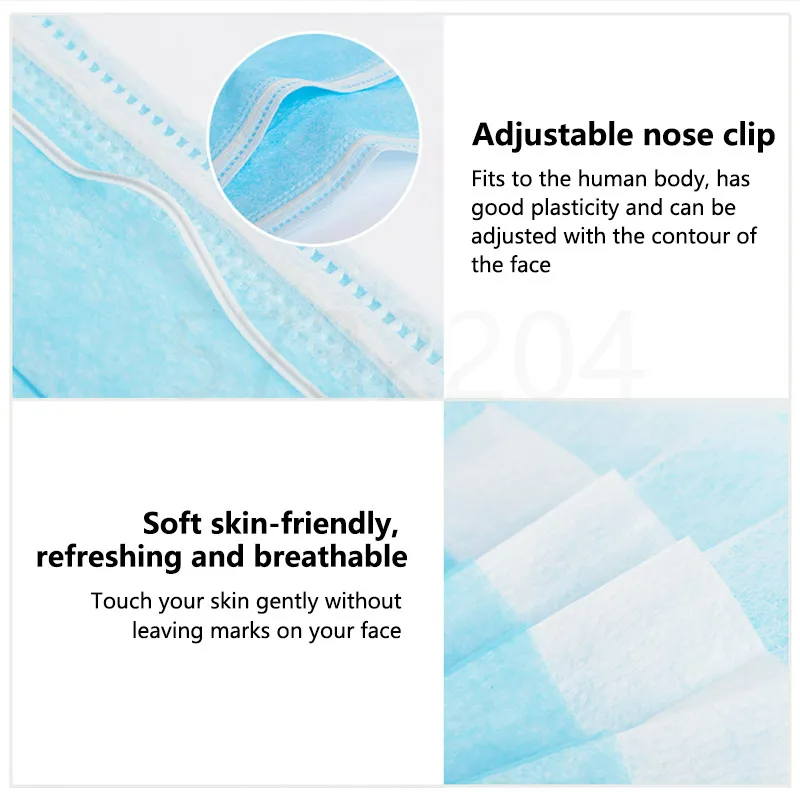 100/200 個ニパウイルス個人保護用使い捨て 3 層医療 - Surgical Mask のレビューと価格