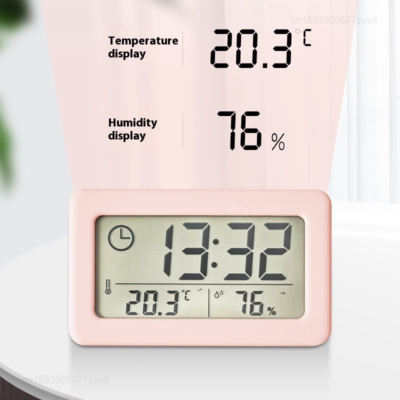 ミニマリスト時計 デジタル温度湿度計 モニター 電子 カラフ - Thermometer Digital のレビューと価格
