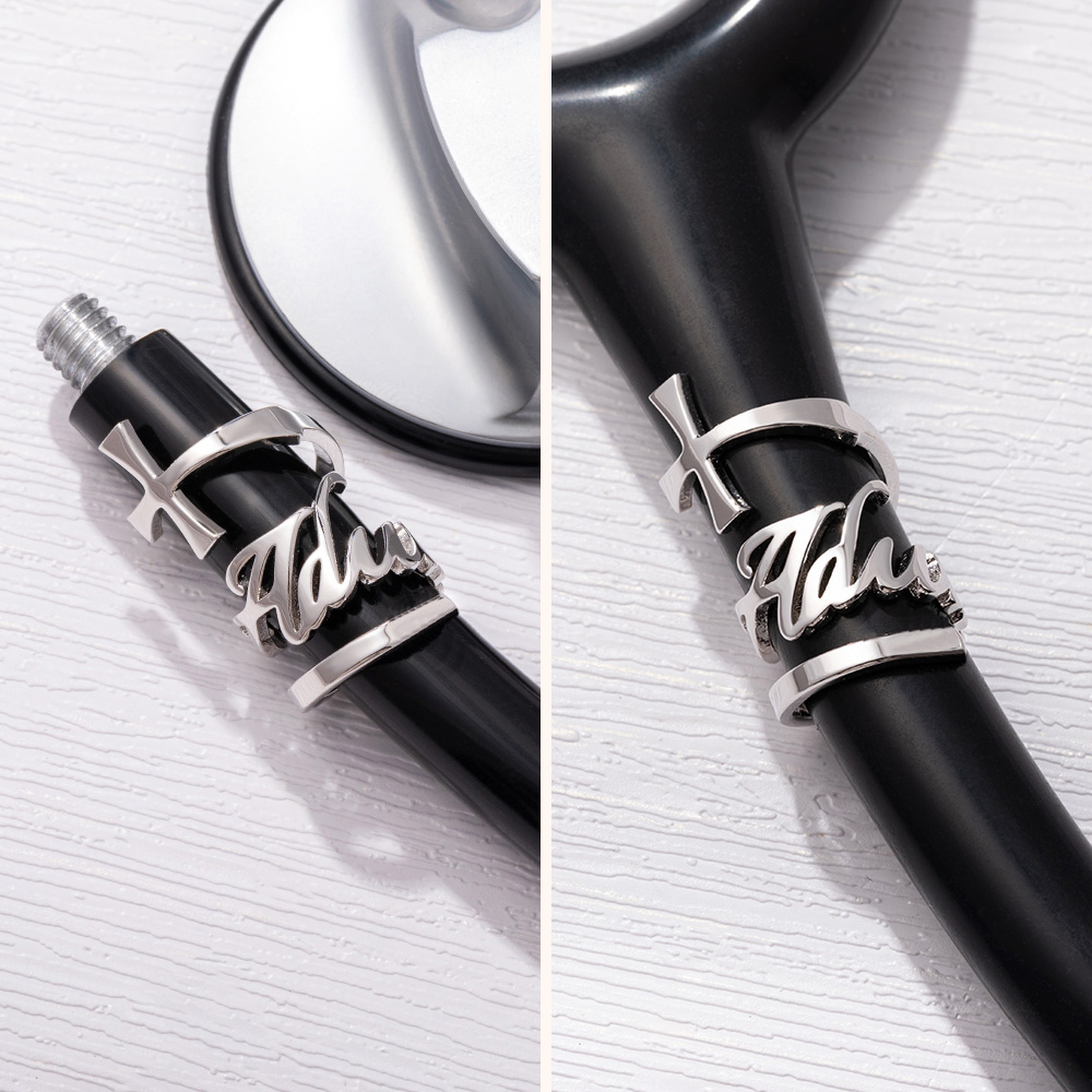 カスタム医療クロス聴診器名札ステンレス鋼聴診器チャーム聴診器 - Stethoscope のレビューと価格