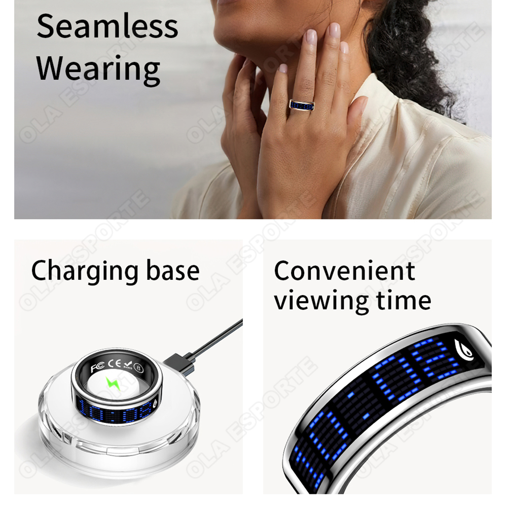最新のファッション性と健康機能を兼ね備えたスマートリング。防 - Blood Pressure Monitor のレビューと価格