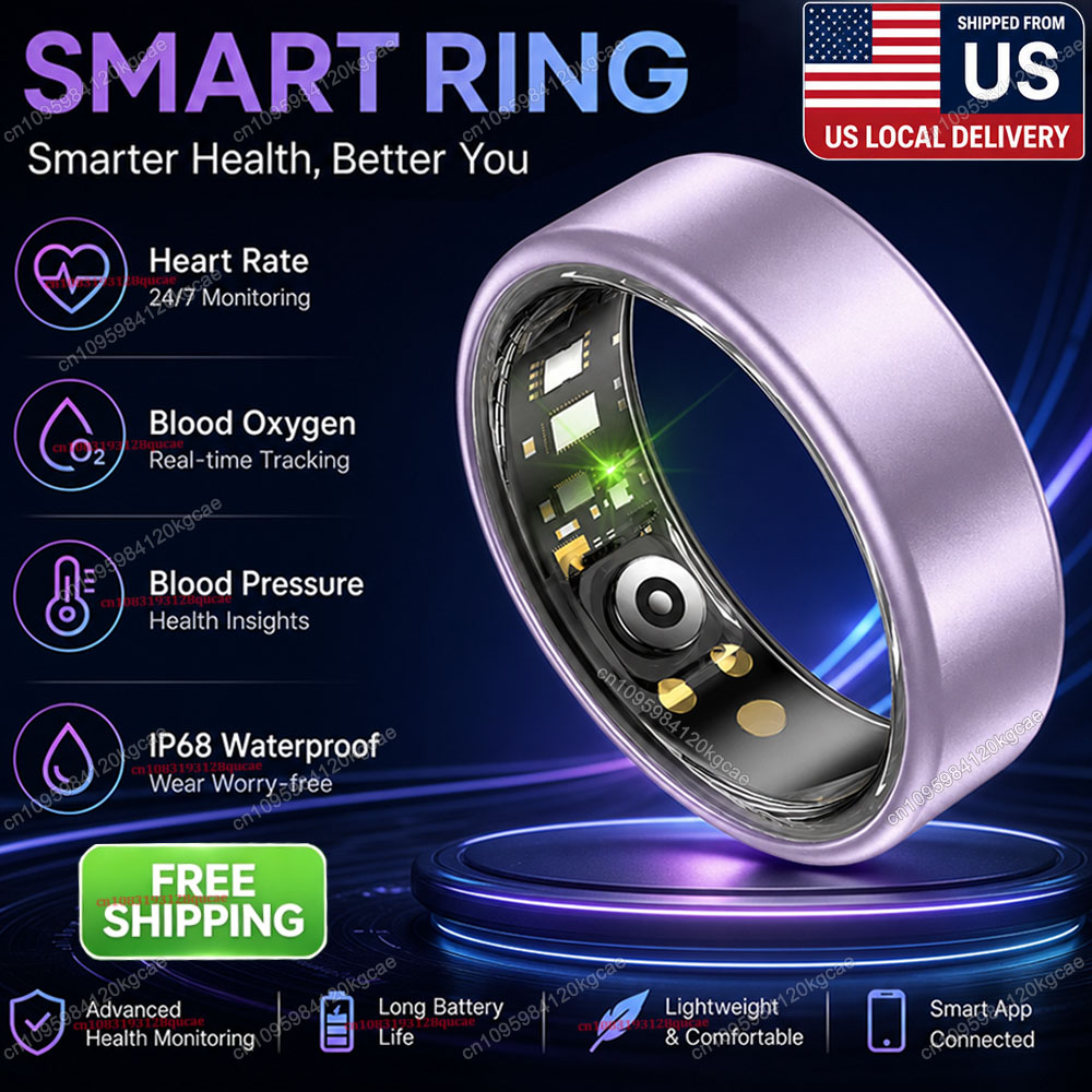 スマートリング 心拍数 血中酸素 睡眠トラッカーリング IP - Blood Pressure Monitor のレビューと価格