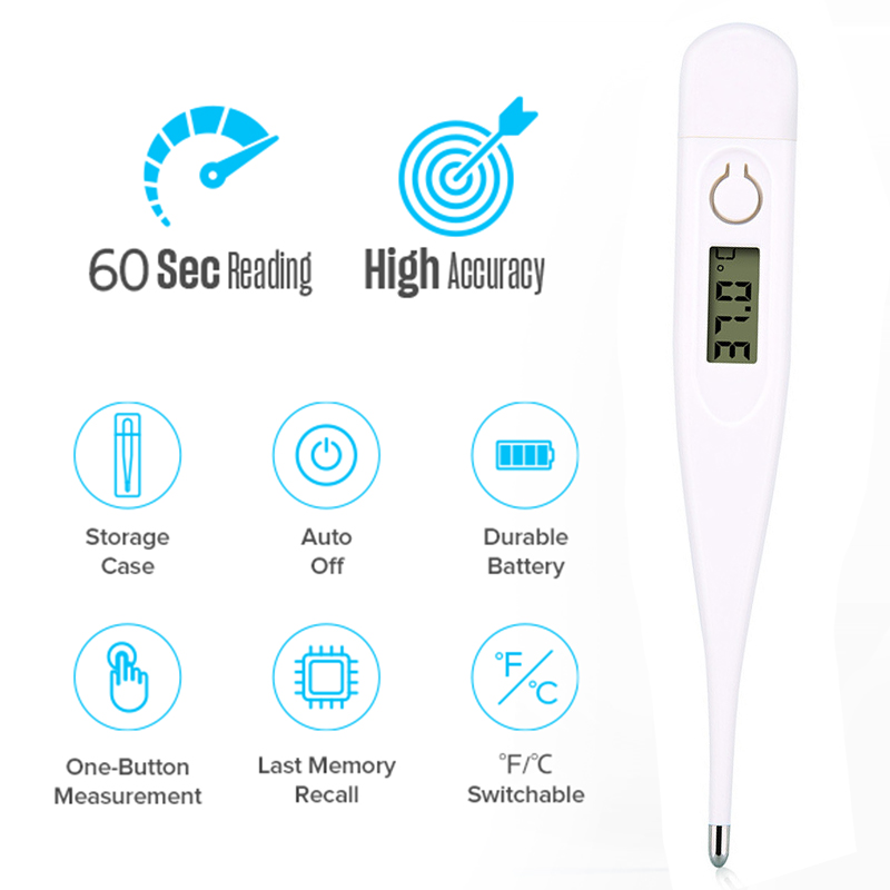 家庭用体温計ベビー大人医療耳体温計デジタル体温計発熱体温計パ - Pulse Oximeter のレビューと価格