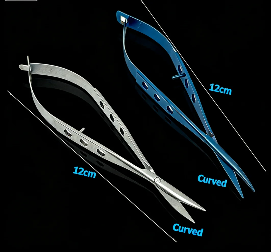 12cm眼科用結膜剪刀　曲刃マイクロ手術用剪刀（歯科・眼科手 - Medical Scissors のレビューと価格