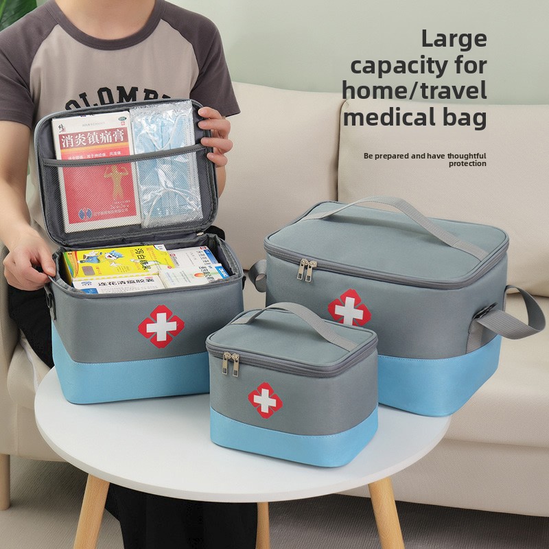 家庭用大容量薬箱、定期防疫緊急医療キット、屋外用携帯救急キッ - First Aid Kit のレビューと価格