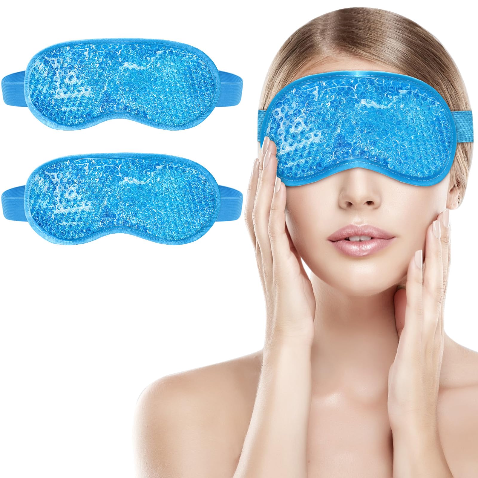 目のむくみ解消冷却アイマスク、手術後の目元用冷感アイマスク、 - Surgical Mask のレビューと価格