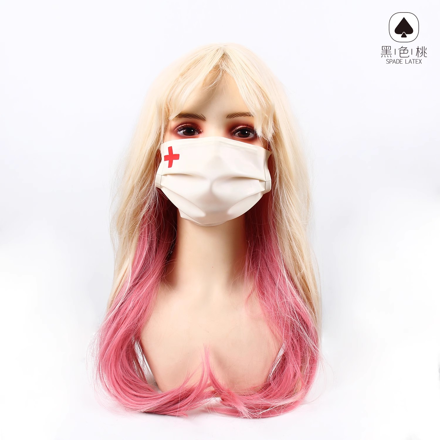 カスタマイズされたラテックスコートコスプレマスク,ブラックピ - Surgical Mask のレビューと価格